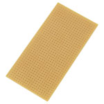 TruComponents 654980 Eurocard PCBUnclad Phenolic 100 mm x 50 mm,Pitch:2.54 mm