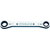 Stahlwille 41561620 25AN Double-Ended Ratcheting Box Wrench Spanner 1/4 - 5/16