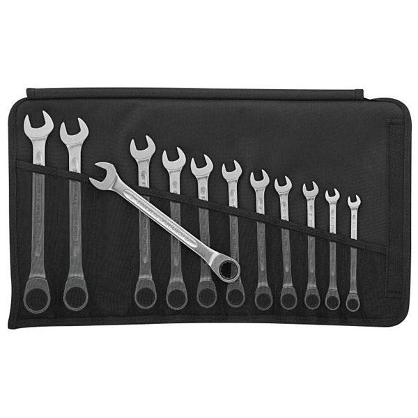 Stahlwille 96401712 17F/12 Ratcheting Combination Spanner Set 12-p...