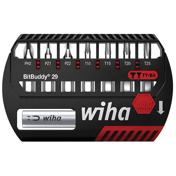 Wiha 42138 SB 7945TY-904 BitBuddy 29 Phillips Pozi Torx 8pc