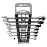 Wiha 45244 Ratcheting Ring Spanner Set 8-piece 8 - 19 mm