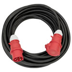 Brennenstuhl 1168500 Pro CEE Ext Cable IP44 25m Blk H07RN-F 5G4,0 5-pin 400V/32A