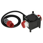 Brennenstuhl 1153680200 Compact Rubber Power Distributor BSV 3 2/32 2m 400V/32A