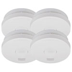 Brennenstuhl 1290050004 Smoke detector SET 4x RM L 3100 with integrated battery