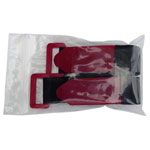 TruComponents 656342 Hook-and-loop tape with strap 300mm x 25mm Blk/Red 2 pc(s)