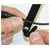 TruComponents 656357 Hook-and-loop cable tie Blk 10 pc(s)