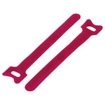 TruComponents 656398 Hook-and-loop cable tie 150mm x 12mm Red 20pcs