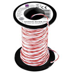 TruComponents 656467 Jumper wire 2x0.20mm² Red/Wh 10m