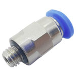 TruComponents 656510 Straight piece PC4-M5C Pipe Ø: 4 mm Thread: M5x0.8 1pc