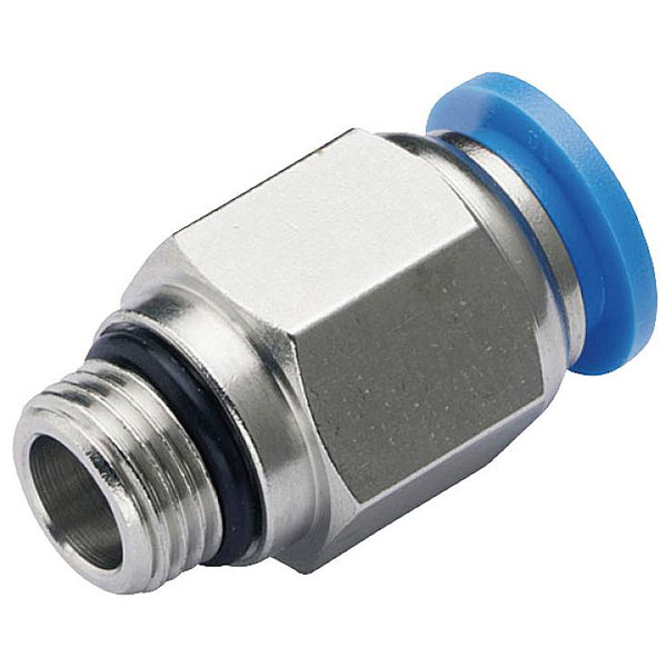 TruComponents 656521 Straight piece PC8-G02 Pipe Ø: 8 mm Thread: G...