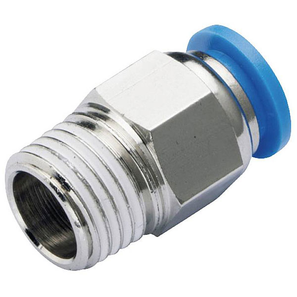 TruComponents 656533 Straight piece PC6-02 Pipe Ø: 6 mm Thread: R1...