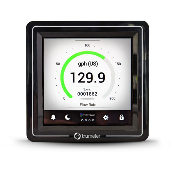 Trumeter VT-FLOW-HV Vista Touch Flow Indicator Meter 100-277VAC