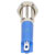 R-TECH 656899 Panel Indicator 6mm Flat 12V Whi Nickel Brass