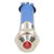 R-TECH 656900 Panel Indicator 6mm Domed 12V Red Nickel Brass