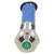 R-TECH 656901 Panel Indicator 6mm Domed 12V Grn Nickel Brass