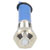 R-TECH 656904 Panel Indicator 6mm Domed 12V White Nickel Brass