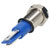 R-TECH 656907 Panel Indicator 8mm Flat 12V Yel Nickel Brass
