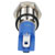 R-TECH 656910 Panel Indicator 8mm Domed 12V Red Nickel Brass