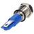 R-TECH 656912 Panel Indicator 8mm Domed 12V Yel Nickel Brass