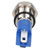 R-TECH 656914 Panel Indicator 8mm Domed 12V White Nickel Brass