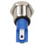 R-TECH 656921 Panel Indicator 10mm Domed 12V Grn Nickel Brass