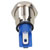 R-TECH 656923 Panel Indicator 10mm Domed 12V Blue Nickel Brass