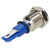 R-TECH 656923 Panel Indicator 10mm Domed 12V Blue Nickel Brass