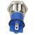 R-TECH 656932 Panel Indicator 12mm Domed 12V Yel Nickel Brass