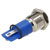 R-TECH 656932 Panel Indicator 12mm Domed 12V Yel Nickel Brass