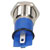 R-TECH 656933 Panel Indicator 12mm Domed 12V Blue Nickel Brass