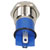 R-TECH 656934 Panel Indicator 12mm Domed 12V White Nickel Brass