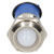 R-TECH 656934 Panel Indicator 12mm Domed 12V White Nickel Brass