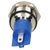 R-TECH 656936 Panel Indicator 14mm Flat 12V Grn Nickel Brass