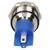 R-TECH 656939 Panel Indicator 14mm Flat 12V Whi Nickel Brass