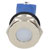 R-TECH 656939 Panel Indicator 14mm Flat 12V Whi Nickel Brass