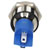 R-TECH 656941 Panel Indicator 14mm Domed 12V Grn Nickel Brass