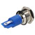 R-TECH 656941 Panel Indicator 14mm Domed 12V Grn Nickel Brass