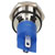R-TECH 656944 Panel Indicator 14mm Domed 12V Whi Nickel Brass
