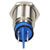 R-TECH 656946 Panel Indicator 16mm Flat 12V Grn Nickel Brass