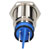 R-TECH 656953 Panel Indicator 16mm Domed 12V Blu Nickel Brass
