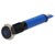 R-TECH 656958 Panel Indicator 6mm Flat 12V Blu Black Plated Brass