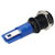 R-TECH 656966 Panel Indicator 8mm Flat 12V Grn Black Plated Brass