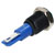 R-TECH 656981 Panel Indicator 10mm Domed 12V Grn Black Plated Brass