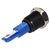 R-TECH 656984 Panel Indicator 10mm Domed 12V Whi Black Plated Brass