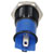 R-TECH 656990 Panel Indicator 12mm Domed 12V Red Black Plated Brass