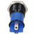 R-TECH 656991 Panel Indicator 12mm Domed 12V Grn Black Plated Brass