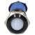 R-TECH 656994 Panel Indicator 12mm Domed 12V Whi Black Plated Brass