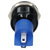 R-TECH 656996 Panel Indicator 14mm Flat 12V Grn Black Plated Brass