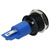 R-TECH 656996 Panel Indicator 14mm Flat 12V Grn Black Plated Brass