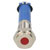 R-TECH 657015 Panel Indicator 6mm Flat 24V Red Nickel Brass